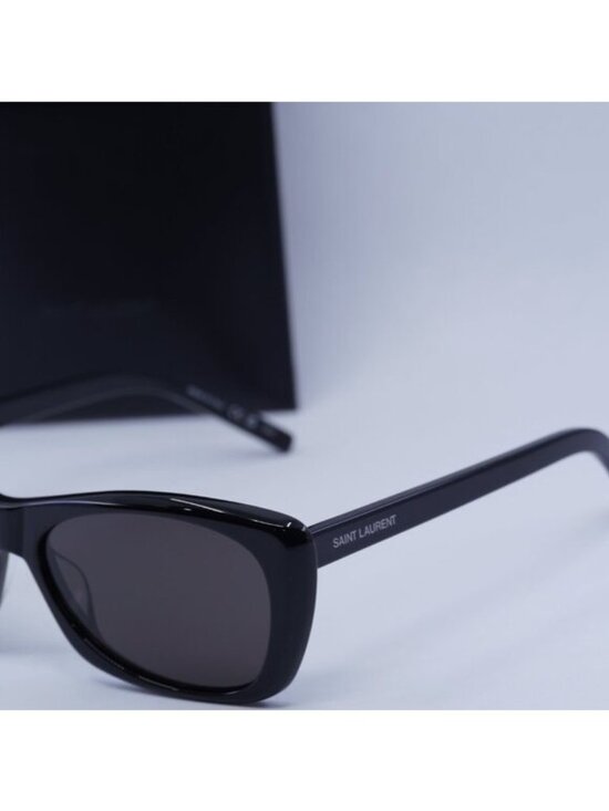 Saint Laurent SL613 001 Cat Eye Sunglasses - Black main image 8